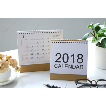 Custom Design 2018 New Year Desk Calendar Printing